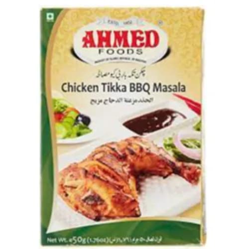 Ahmed Foods Chicken Tikka Barbecue Masala - Vegetarian, Gmo Free 50 Gr