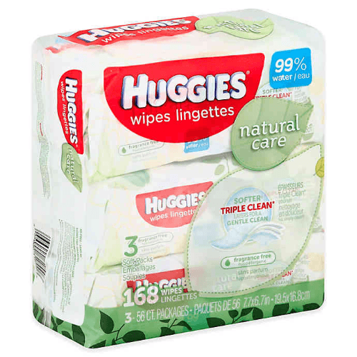 Huggies Baby Wipe 2+1 Pack Assort.