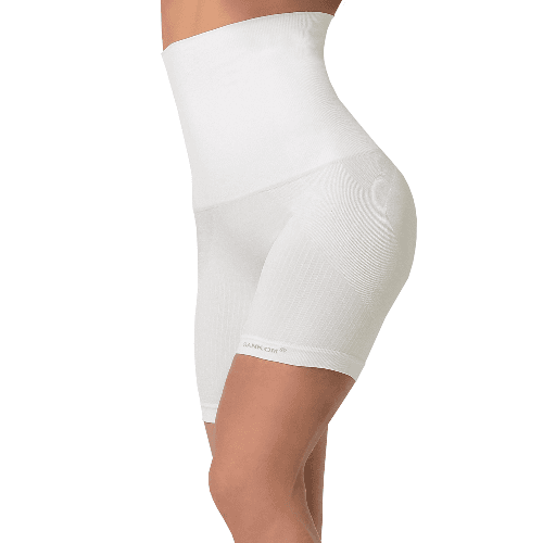 Sankom Body Shaper Shorts - Pearl Fibers Posture White  - 054Pr-S/M