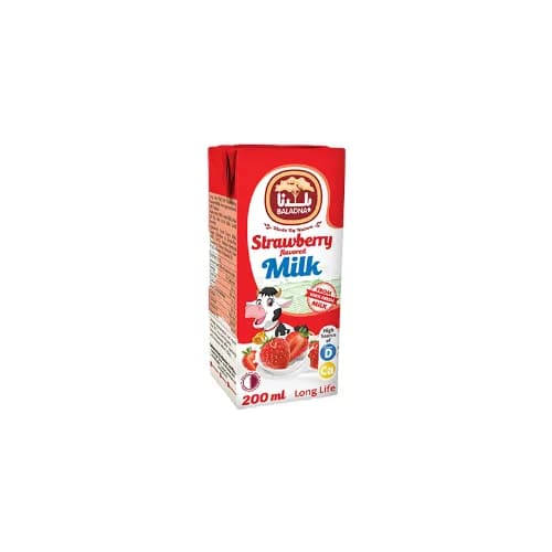 Baladna Long Life Strawberry Milk 200 Ml