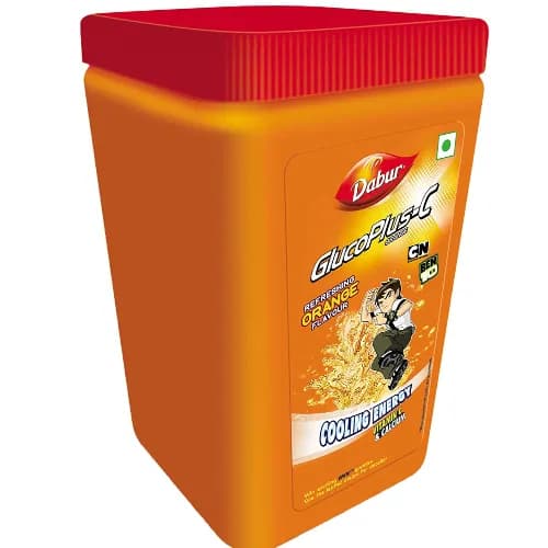 Dabur Glucoplus-C Orange Flavor 400 Gr