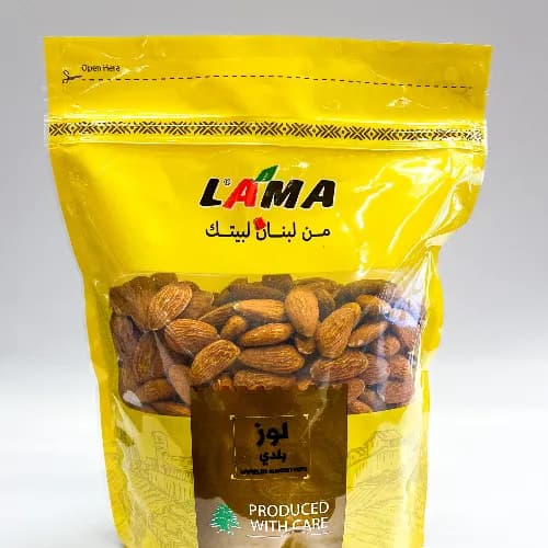 Lama Unpeeled Almond Nuts 500g