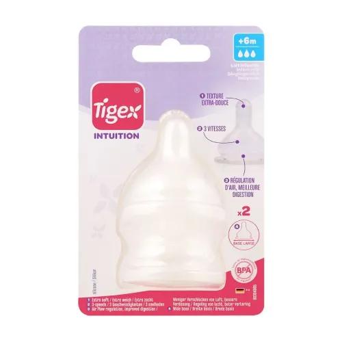 Tigex 2 Si Teats Air Control Wide Neck 6-12M 334502