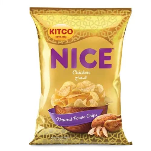 Kitco Nice Chicken Potato Chips Artificial Color Free 80G