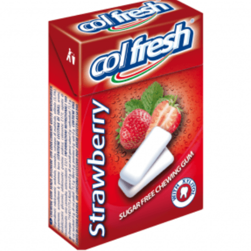 Col-Fresh Strawbery Chewing Gum 21Gm