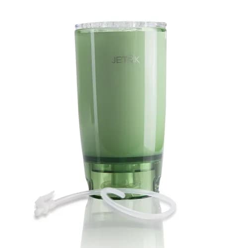 Jetpik Water Reservoir Cup- Green + Supply Tube