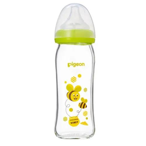 Pigeon Glass Feed Bottle 240Ml