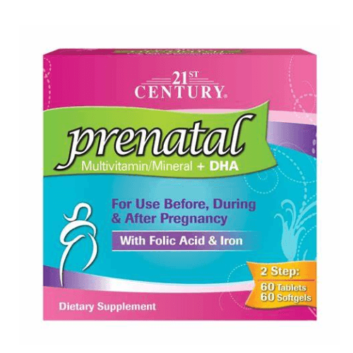 21 St Cent Prenatal+Dha 60Tab+60Softgel