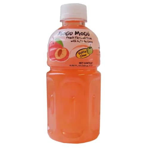 Mogu Mogu Peach Drink With Nata De Coco 320Ml