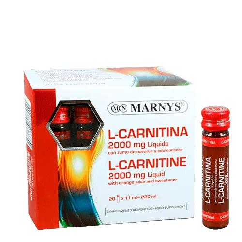 Marnys L-Carnitine 2000 Mg Liquid 20 Vials