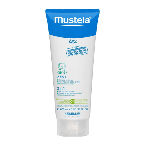 Mustela 2 In 1 Hair & Body Wash 200Ml