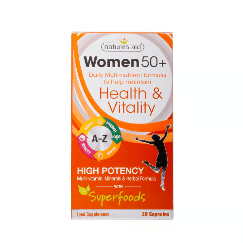 Nat.Aid Women 50+ Multivitamin Cap 30`S  