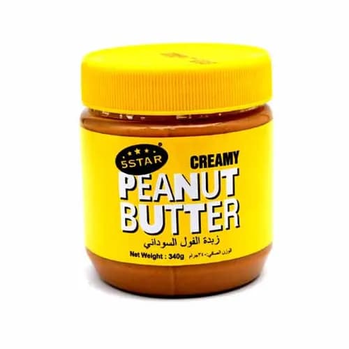 5 Star Creamy Peanut Butter Spread 340 Gr