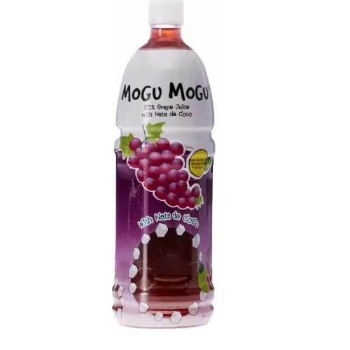 Mogu Mogu 25% Grape Juice With Nata De Coco 1 Ltr