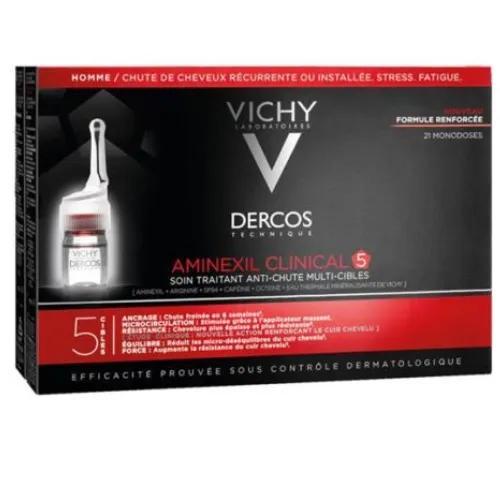 Vichy Dercos Aminexil Clinical 5 21X6 Ml Amp Men C20882