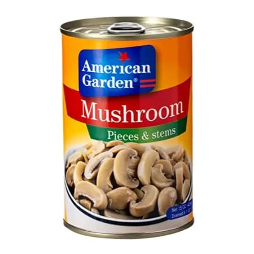 Americana Sliced Mushrooms With Stems 425 Gr