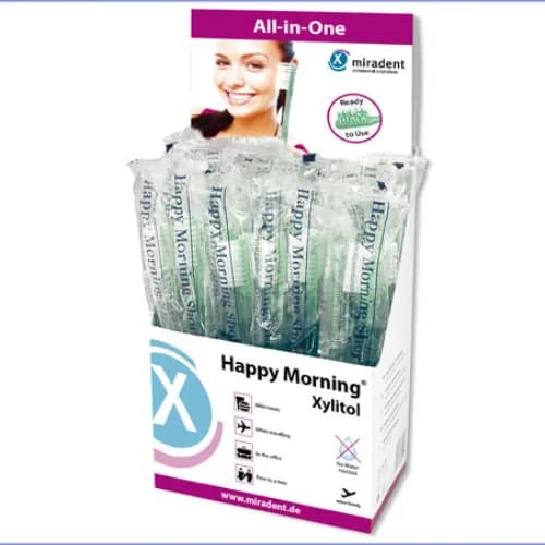 Happy Morning Xylitol Toothbrush With Xylitol 50 Pcs