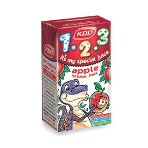 Kdd 123 Apple Juice 125Ml