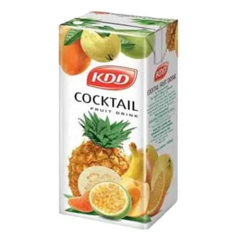 Kdd Cocktail Fruit Juice Preservatives Free, No Added Color & Flavor 180Ml