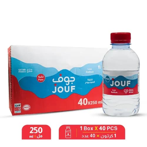 Jouf Water 40 X 250Ml - Low Sodium 40 X 250Ml