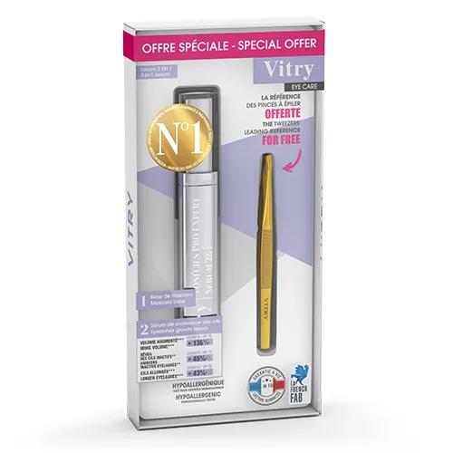 Expert Eye Care Set(1 Tonicils Serum Pro Expert + Gold Plated Tweezer) 6S