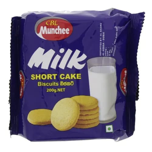 Cbl Munchee Milk Short Cake Biscuit 200 Gr