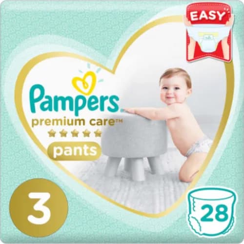 Pampers P/Care Pants # 3 28`S