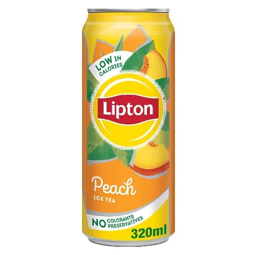 Lipton Peach Ice Tea Preservatives Free, Colorants Free 320Ml