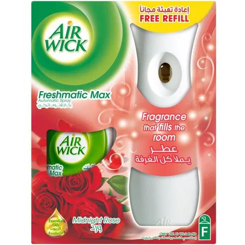 Air Wick Freshmatic Auto Spray Midnight Rose Scent (35% Off) 1 Set