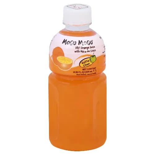 Mogu Mogu Orange Juice With Nata De Coco 320Ml