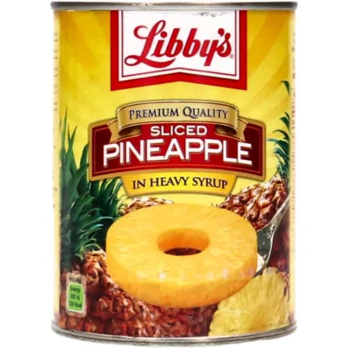 Libby'S Sliced Pineapple In Heavy Syrup 570G