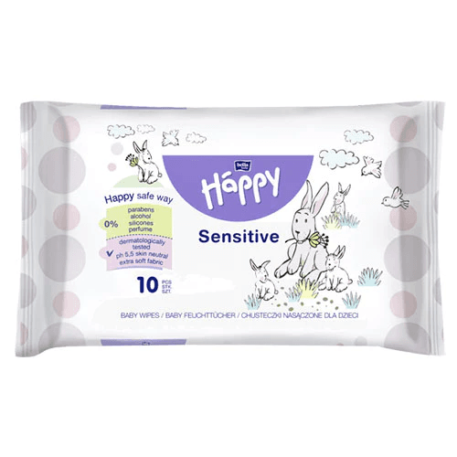 Bella Baby Happy Wipes Sensitive 10S