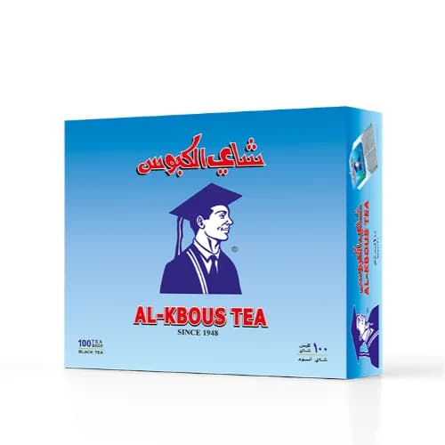 Al-Kbous Black Tea Bags 100 Per Pack