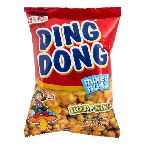 Ding Dong Hot & Spicy Mixed Nuts 100 Gr