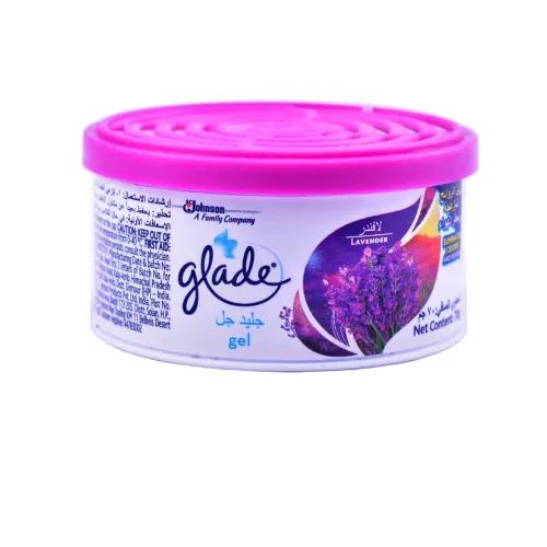 Glade Mini Car Air Freshener Gel Lavender Scent 70G