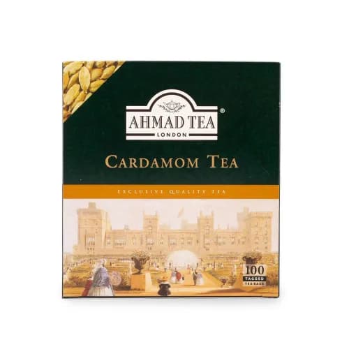 Ahmad Tea Cardamom Tea Bags 100 Per Pack