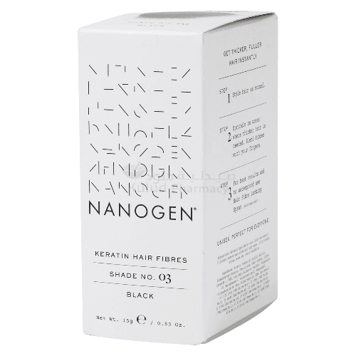 Nanogen Nanofibers Black 15G