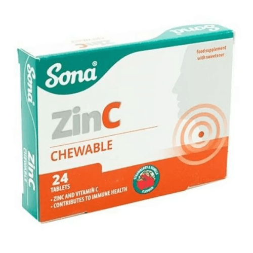 Sona Zinc & Vit.C Chewable 24S