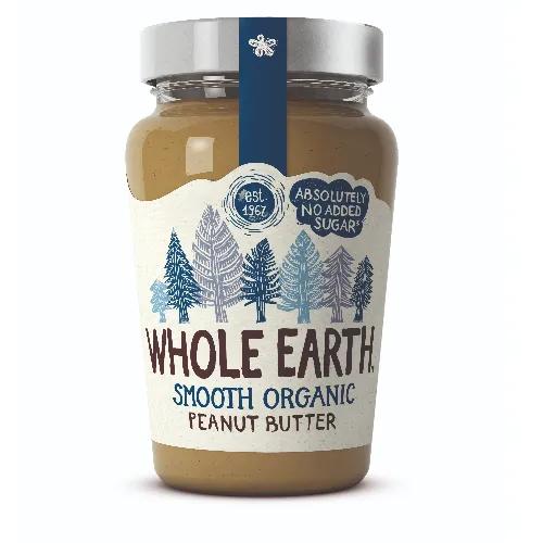 Whole Earth Organic Smooth Peanut Butter 340G