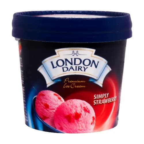 London Dairy Simply Strawberry Ice Cream 100Ml