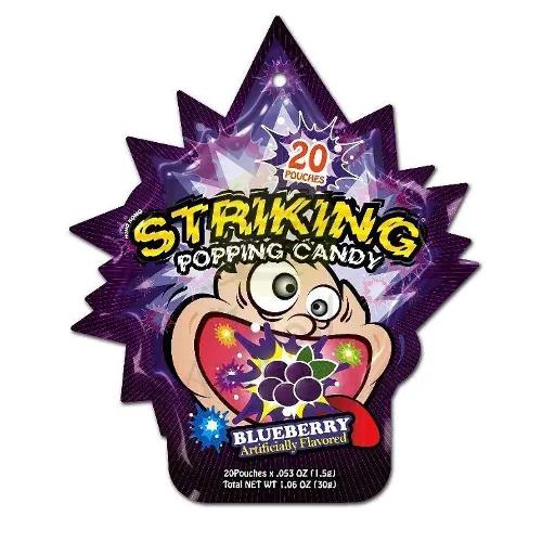 Striking Popping Candy Blueberry 15G