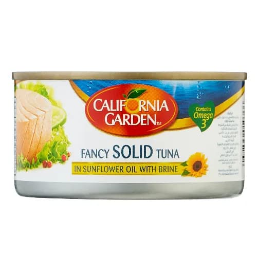 California Garden Solid White Tuna In Sunflower Oil 185 Gr