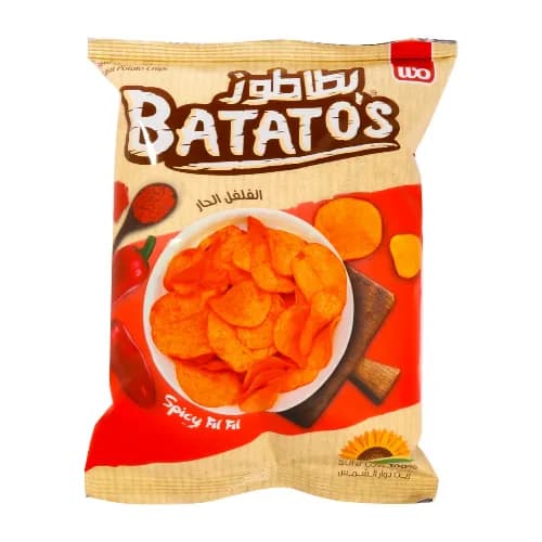 Batato'S Spicy Fil Fil Potato Chips 15 Gr