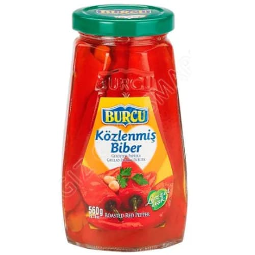 Burcu Roasted Red Peppers Pickles 560 Gr