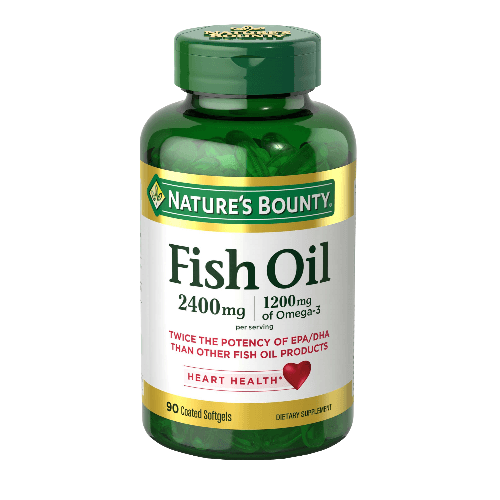 Nature's Bounty Fish Oil 2400mg D S Odorless Softgels 90's