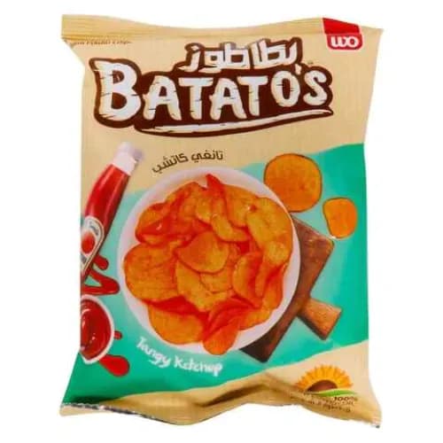 Batato'S Tangy Ketchup Potato Chips - Vegan 15 Gr