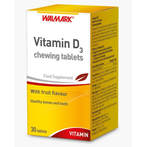 Walmark Vitamin D3 Chewable 30'S