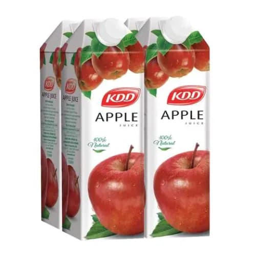 Kdd Apple Juice 4 X 1Ltr