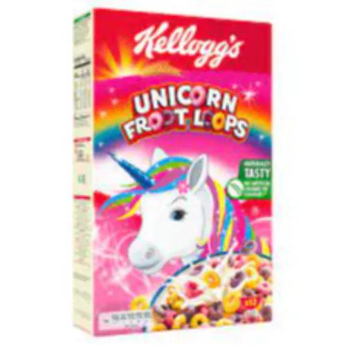 Kellogg'S Unicorn Froot Loops Cereal Artificial Flavors Free, Artificial Colors Free 375G