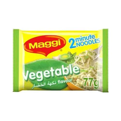 Maggi 2 Minute Instant Noodles Vegetable Flavor 77G